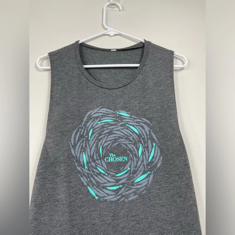 ChristianBook Against the Current Tank Top Men's THE CHOSEN - Picture 2 of 7